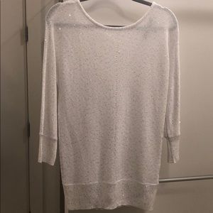 White Sequin sweater